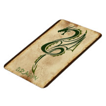 Tribal Dragon Japanese Art History Magnet