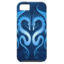 Tribal Dragons, blue