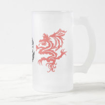 tribal dragons coffee mug