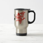 tribal dragons coffee mug