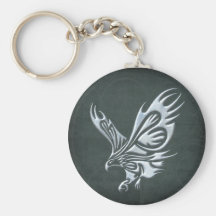 Tribal Eagle Key Chain