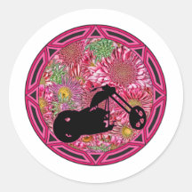 Tribal Flowers Chop Stickers