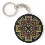 tribal star key chain