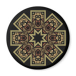 tribal star fridge magnet