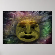Tribal Sun Poster