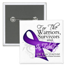 Tribute Crohn's Disease Awareness Button