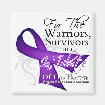 Tribute Crohn's Disease Awareness Refrigerator Magnet