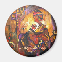 Tribute to Mama R.O. Orikri Fridge Magnet