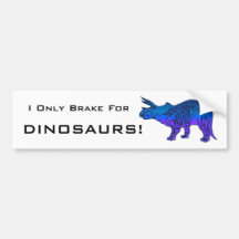 Triceratops Bumper Stickers