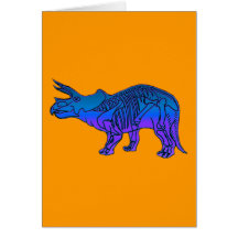 Triceratops Greeting Cards