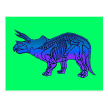Triceratops Postcard
