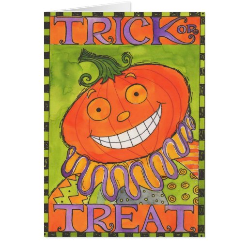Trick or Treat card