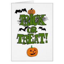 Trick Or Treat Card