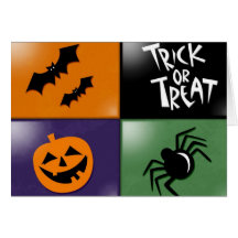 Trick or treat cards