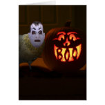 Trick or Treat Chickens Greeting Card