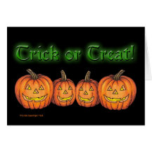 Trick or Treat Greeting Card