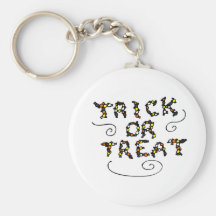 Trick or Treat Halloween Candy Keychain