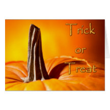 Trick or Treat Halloween card