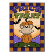 Trick or Treat Party Cards