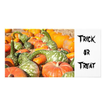 Trick or Treat Personalized Photo Card