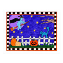 Trick or Treat postcard