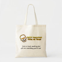 Trick or Treat Skull bag
