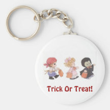 Trick Or Treat Trio! - Halloween Keychain