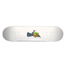 Trick or treat witch skate board