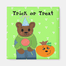 Trick or Treater Bear Magnets