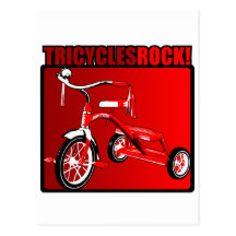 Tricycles Rock! Postcards