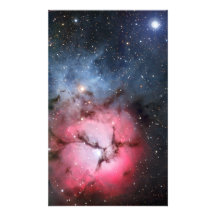 Trifid Nebula Space Astronomy Art Photo