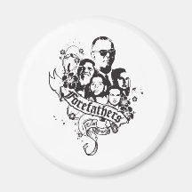 Trini Forefathers Fridge Magnet