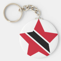 Trinidad+and+Tobago Star Key Chain