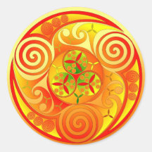 Trinity Bui Round Sticker