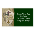 Trinity Christian Shield - Create Your Own Cards Business Card Template