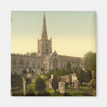 Trinity Church II, Stratford-upon-Avon, England Magnets