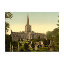 Trinity Church II, Stratford-upon-Avon, England Post Card