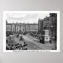 Trinity College Dublin & College Green Poster