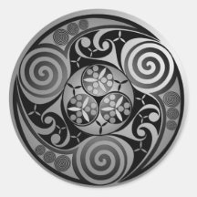 Trinity Liath Round Sticker