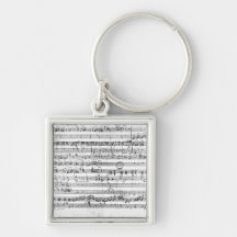 Trio, in E flat major 'Kegelstatt' Key Chain