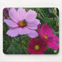 Trio of Cosmos - Busy Bee Mousemat
