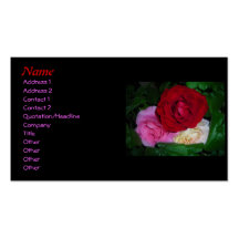 Trio of Roses Business Cards