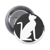 Triple Moon Cat Pin