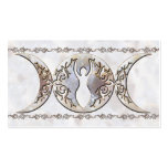 Triple Moon Moonstone Goddess Business Cards