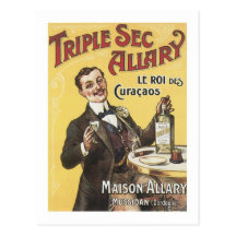 Triple Sec Allary Postcard
