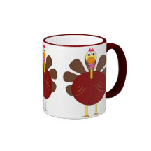 Triple Turkey Thanksgiving Coffee Mug