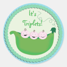 Triplet Cupcake Toppers & Stickers