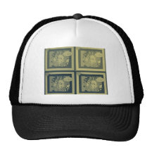 trippy(BLACK N TAN) Trucker Hat