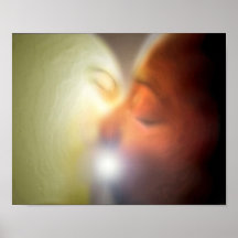 trippy kissing poster