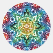 Trippy Mandala Stickers